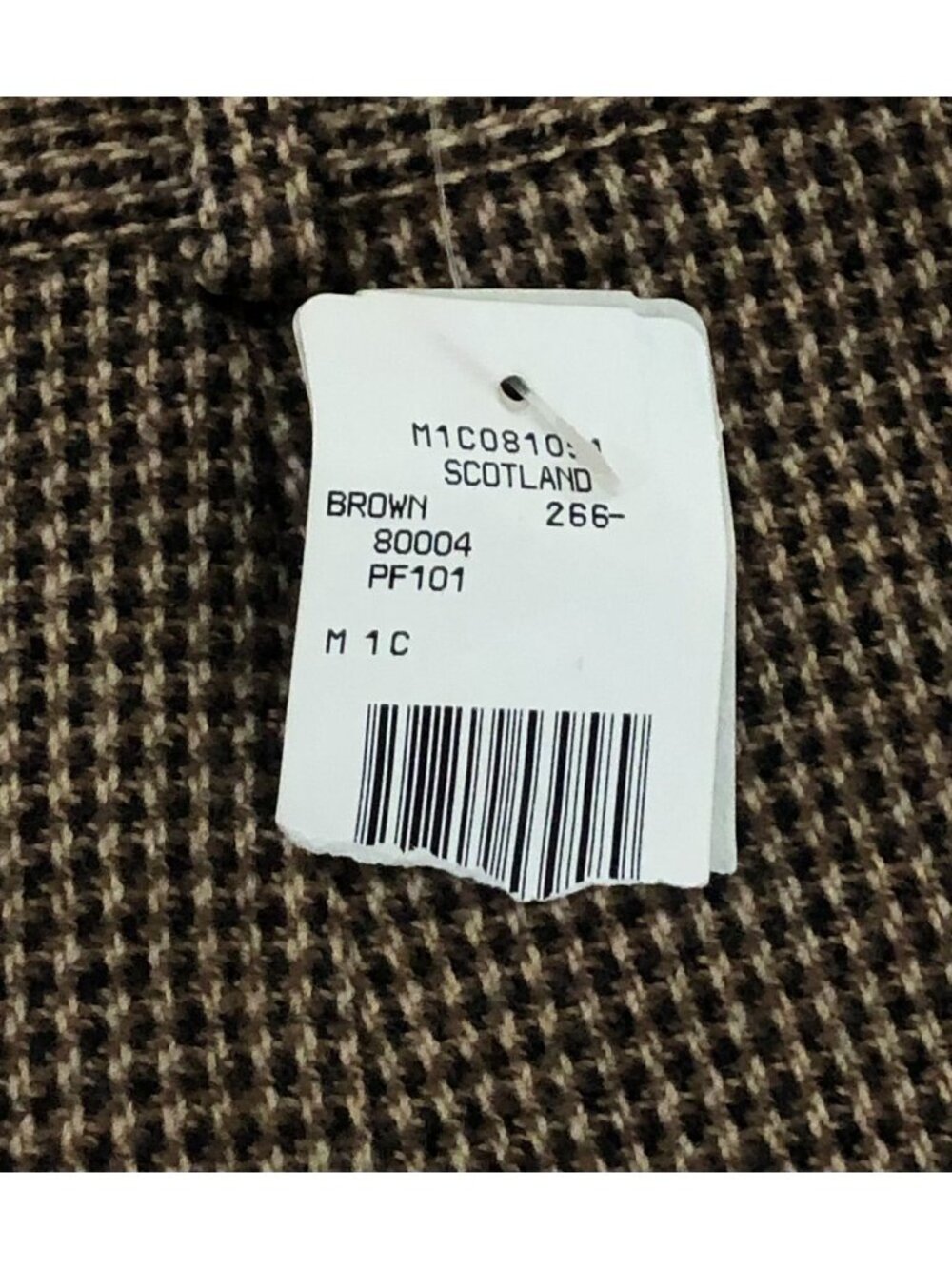 Vintage Lauren Ralph Lauren Size 10 Brown Hounds Tooth Wool Pencil Skirt New w T - Picture 4 of 8